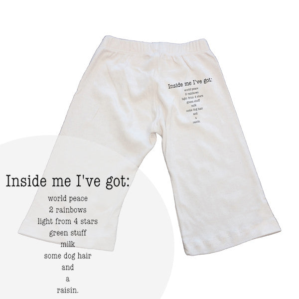 Inside Me Baby Pants