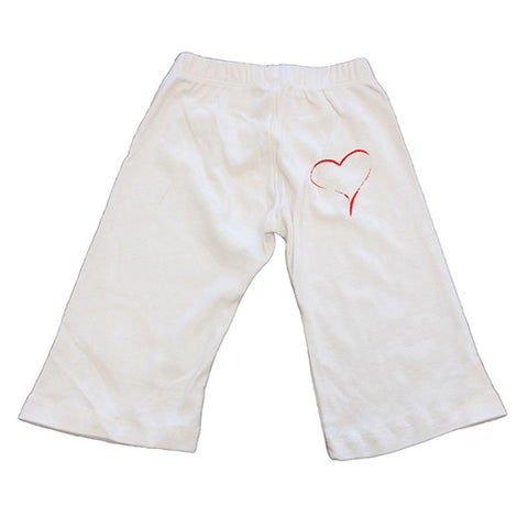 Painted Heart Baby Pants